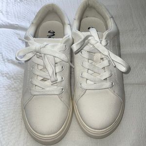 White sneakers